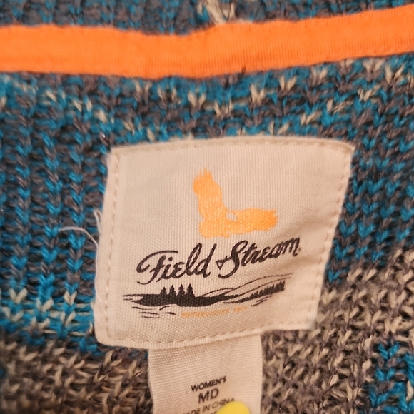 Field & Stream Blue and Gray Knit Sweater - Picture 2 of 3